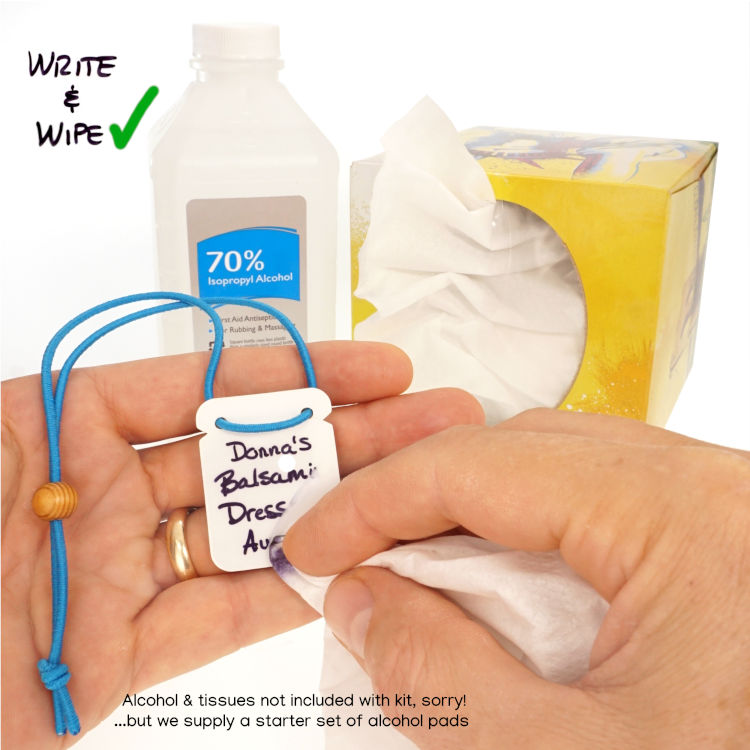 Wipe with tissue & alcohol...slowly for best results!
